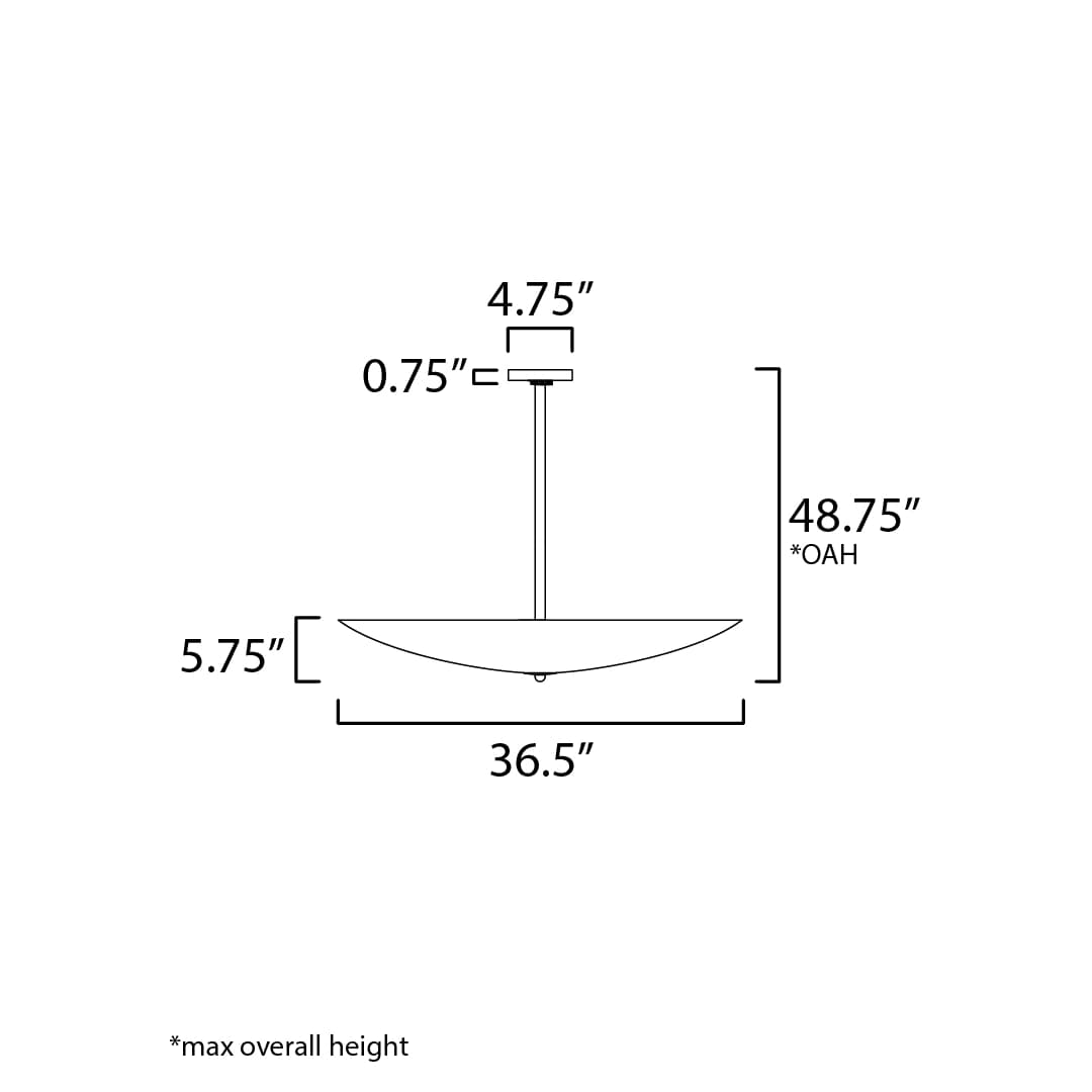Vesta 37" Wide LED Pendant