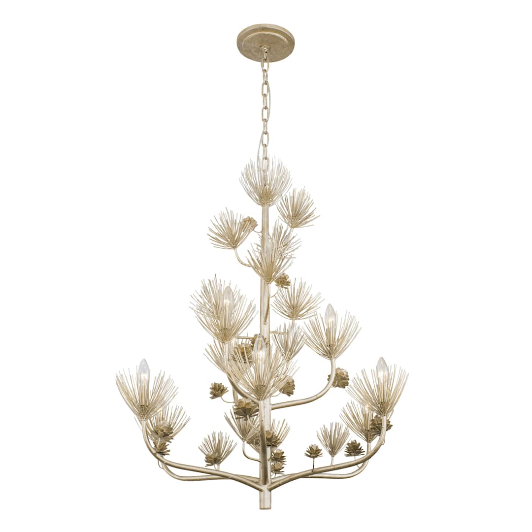 Pinion 9 Light 34" Wide Abstract Chandelier