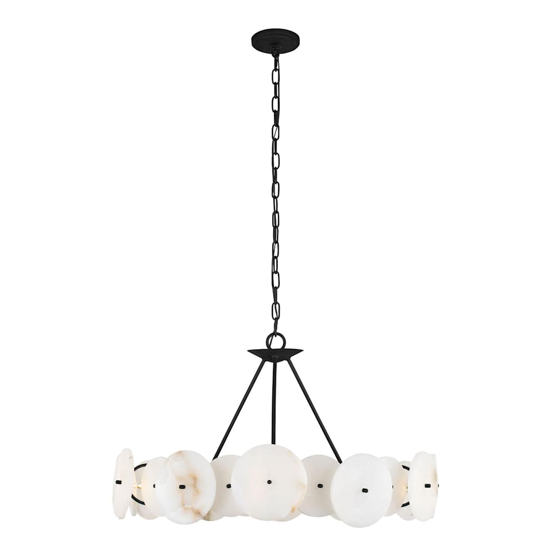 Cosmos 6 Light 30" Wide Ring Chandelier