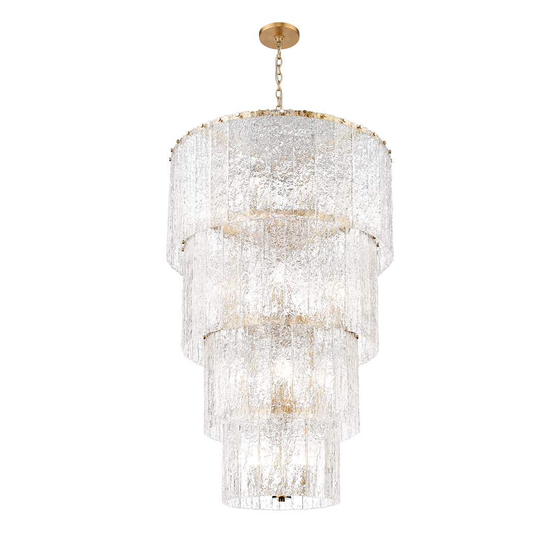 Glacier 18 Light 31" Wide Waterfall Chandelier