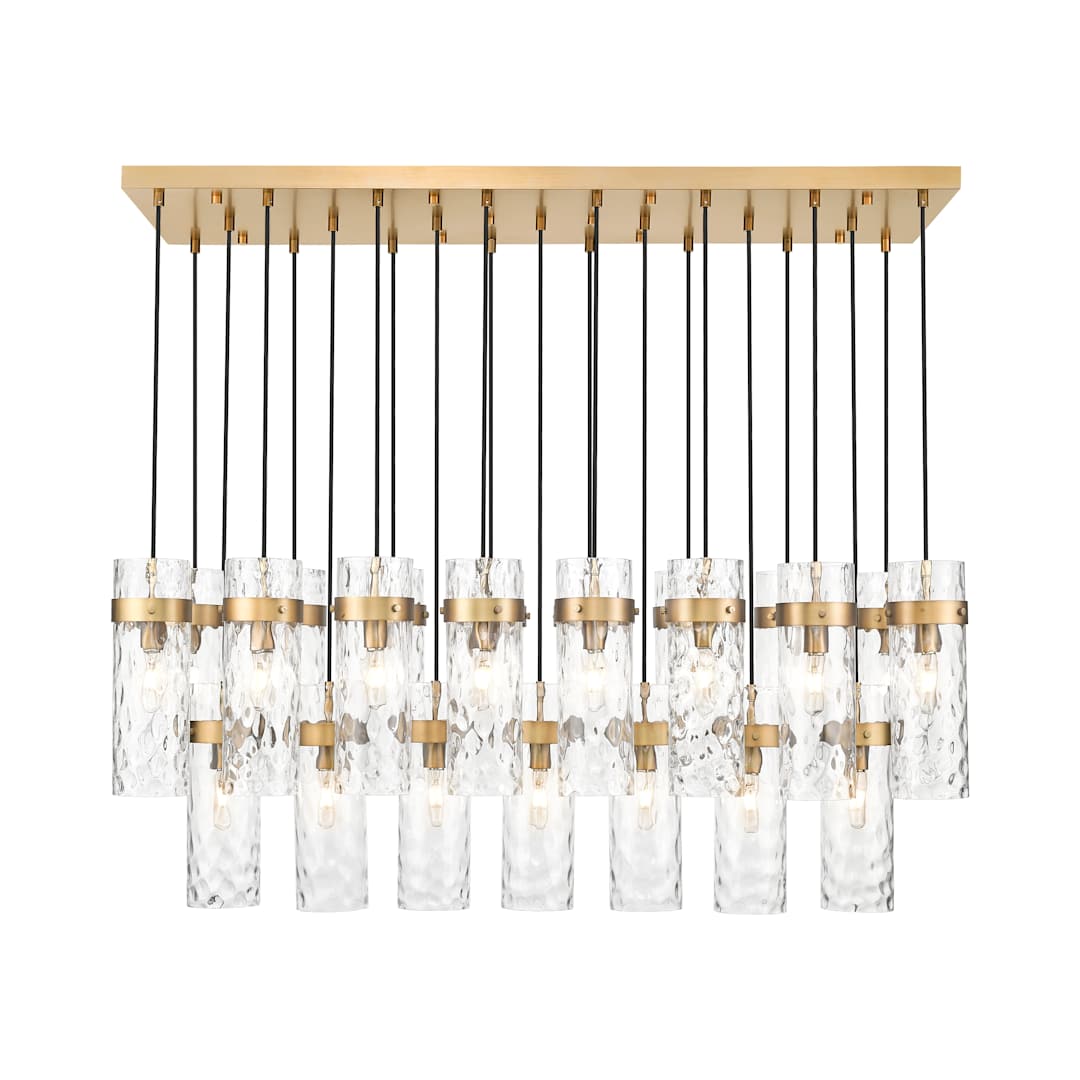 Fontaine 23 Light 21" Wide Linear Chandelier