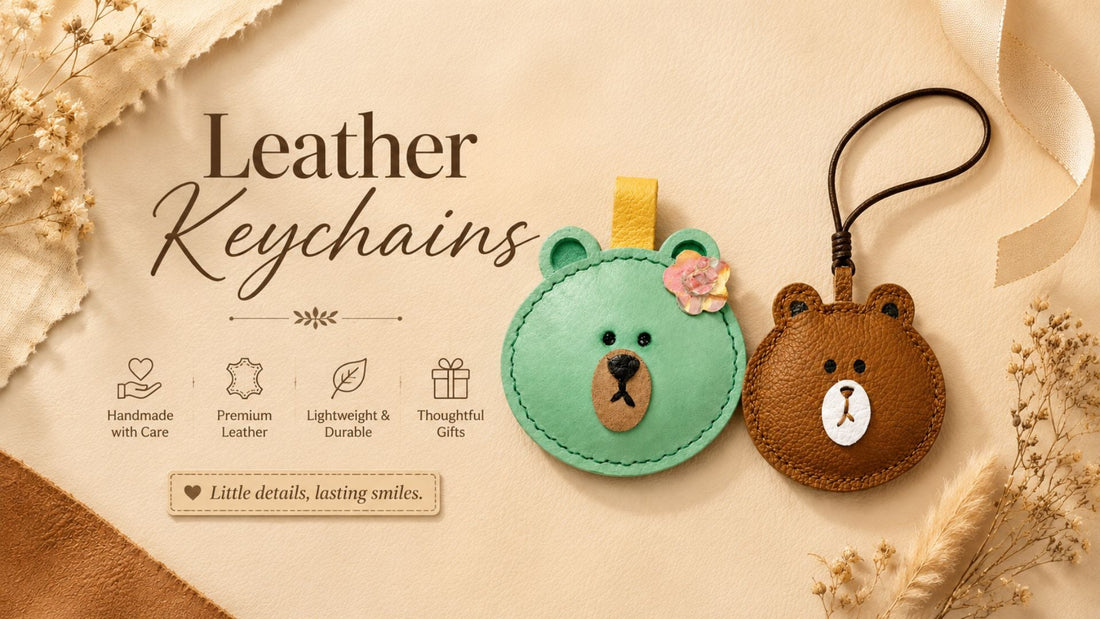 More Than a Keychain: Handmade Leather Animal Pendants You'll Actually Want to Show Off