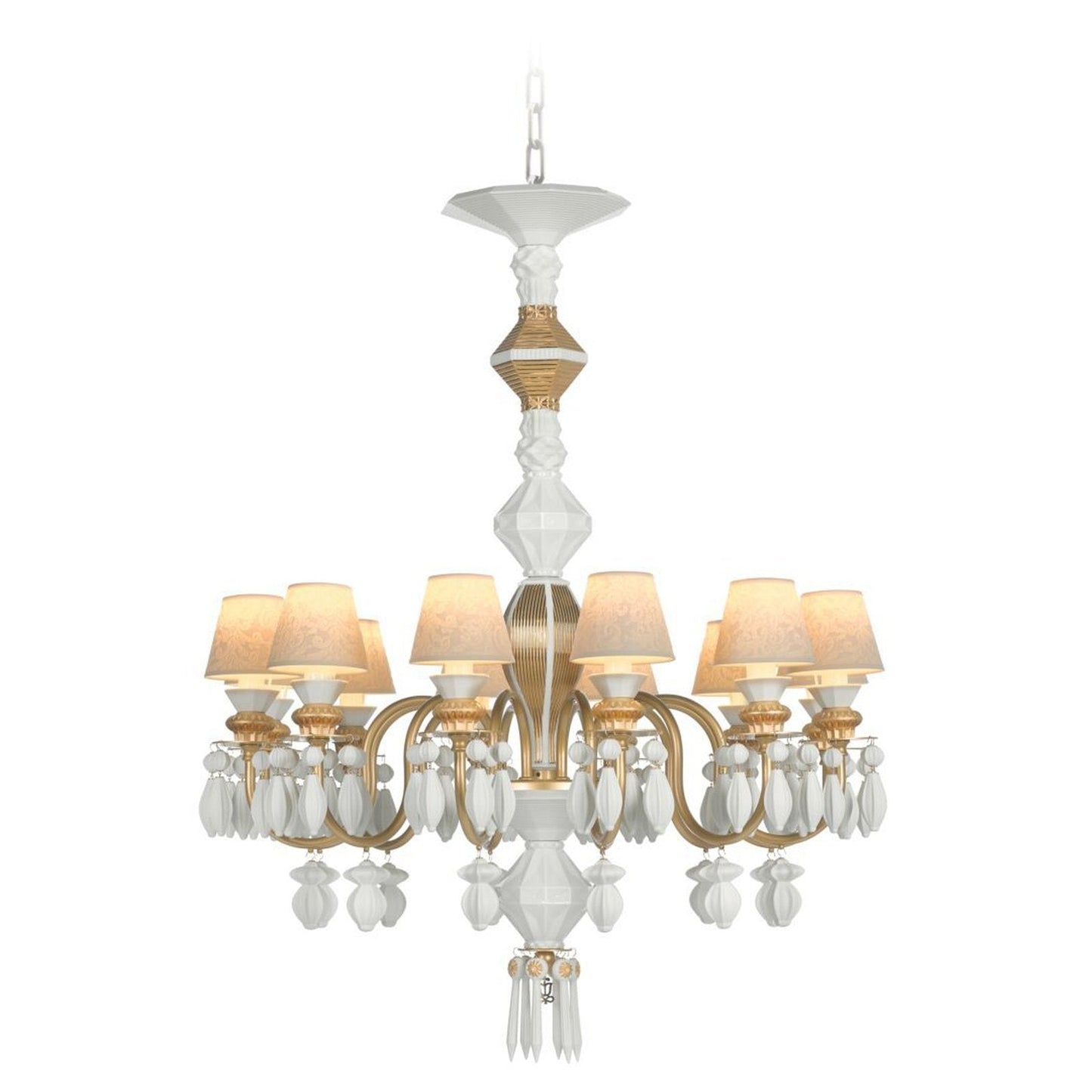 Lladro Belle De Nuit 12 Lights Chandelier (US)
