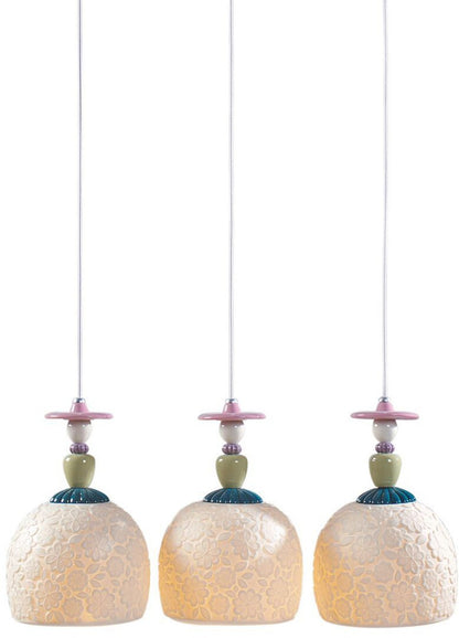 Lladro Mademoiselle Lineal Canopy 3 Lights Gazing At The Ocean Ceiling Lamp (US)