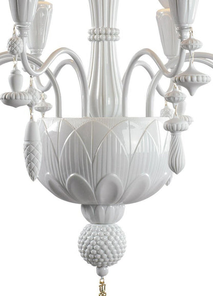 Lladro Ivy and Seed 8 Lights Chandelier Flat Model (US)