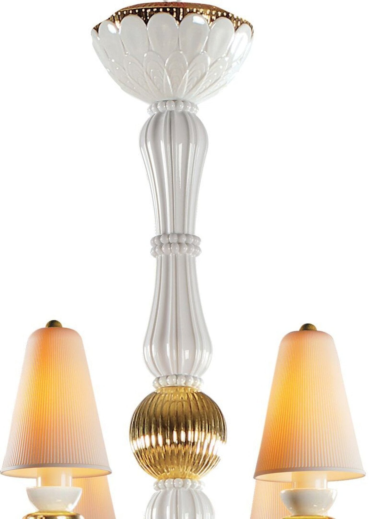 Lladro Ivy and Seed 8 Lights Chandelier Flat Model (US)