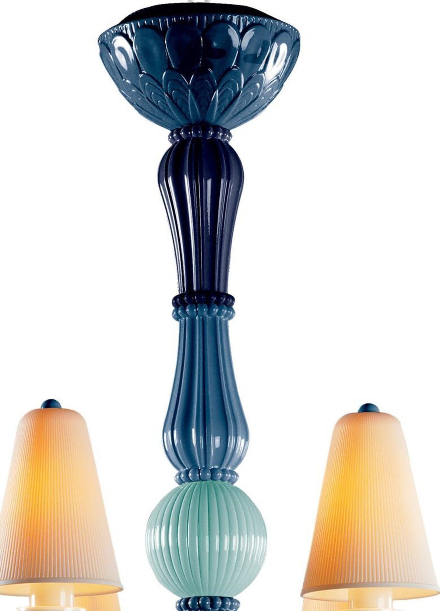 Lladro Ivy and Seed 8 Lights Chandelier Flat Model (US)