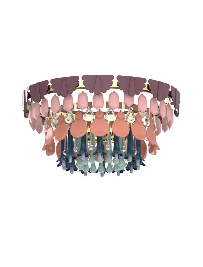 Lladro Seasons Ceiling Lamp