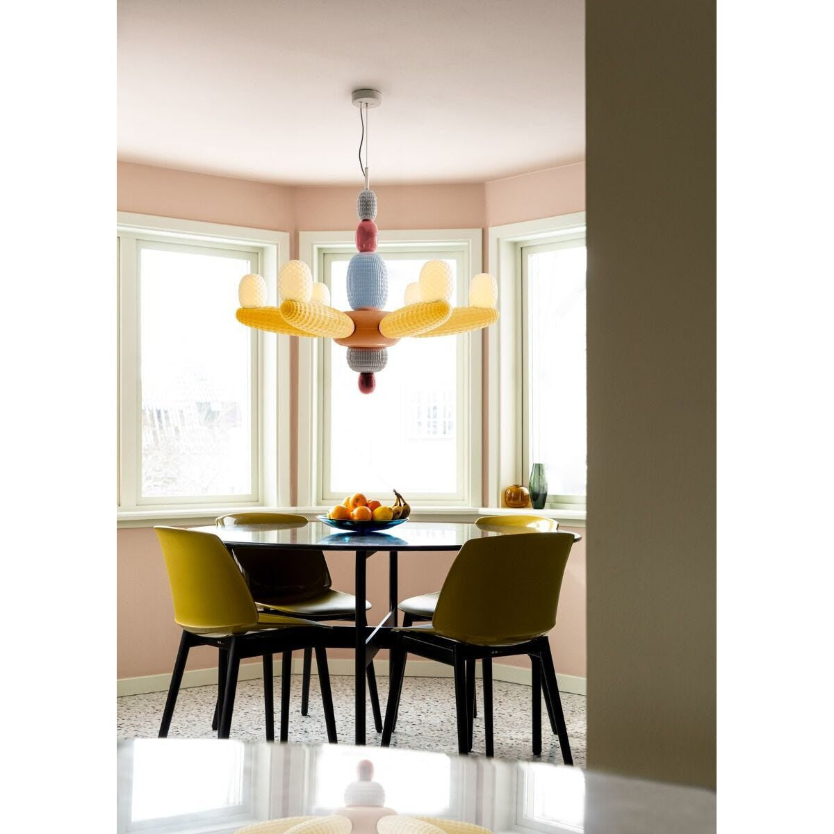 Lladro Soft Blown Chandelier