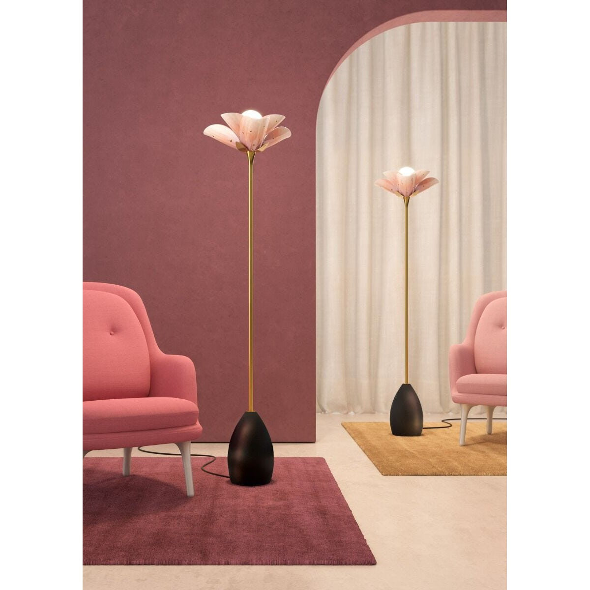 Lladro Blossom Floor Lamp