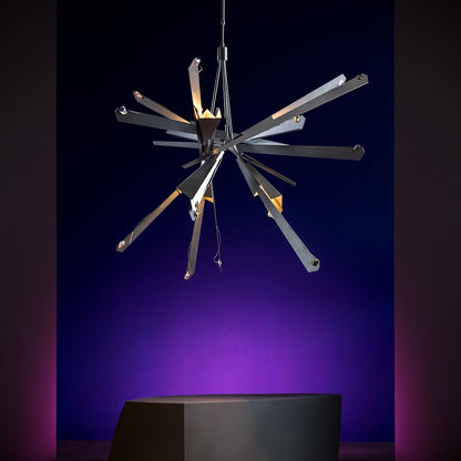 Nova 6 Light 47-3/16" Wide Abstract Chandelier with Swarovski Crystals