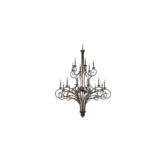 Eighteen Light Chandelier from the Gloucester Collection