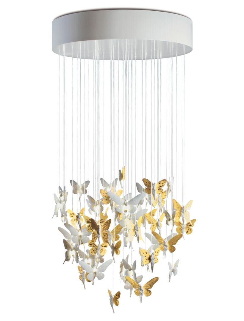 Lladro Niagara Chandelier 31"