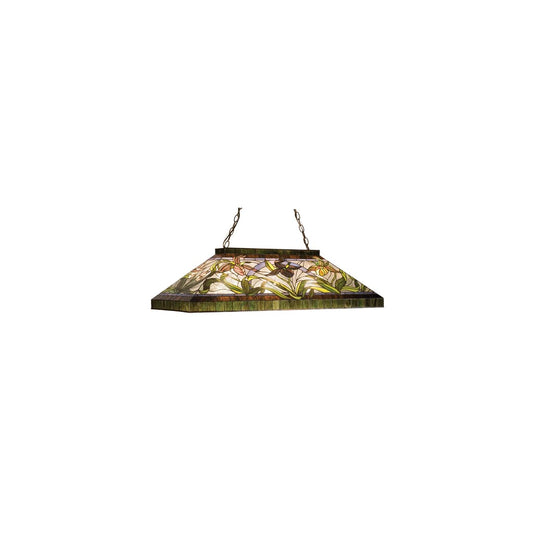 Lady Slippers 3 Light Single Tier Billiard Chandelier