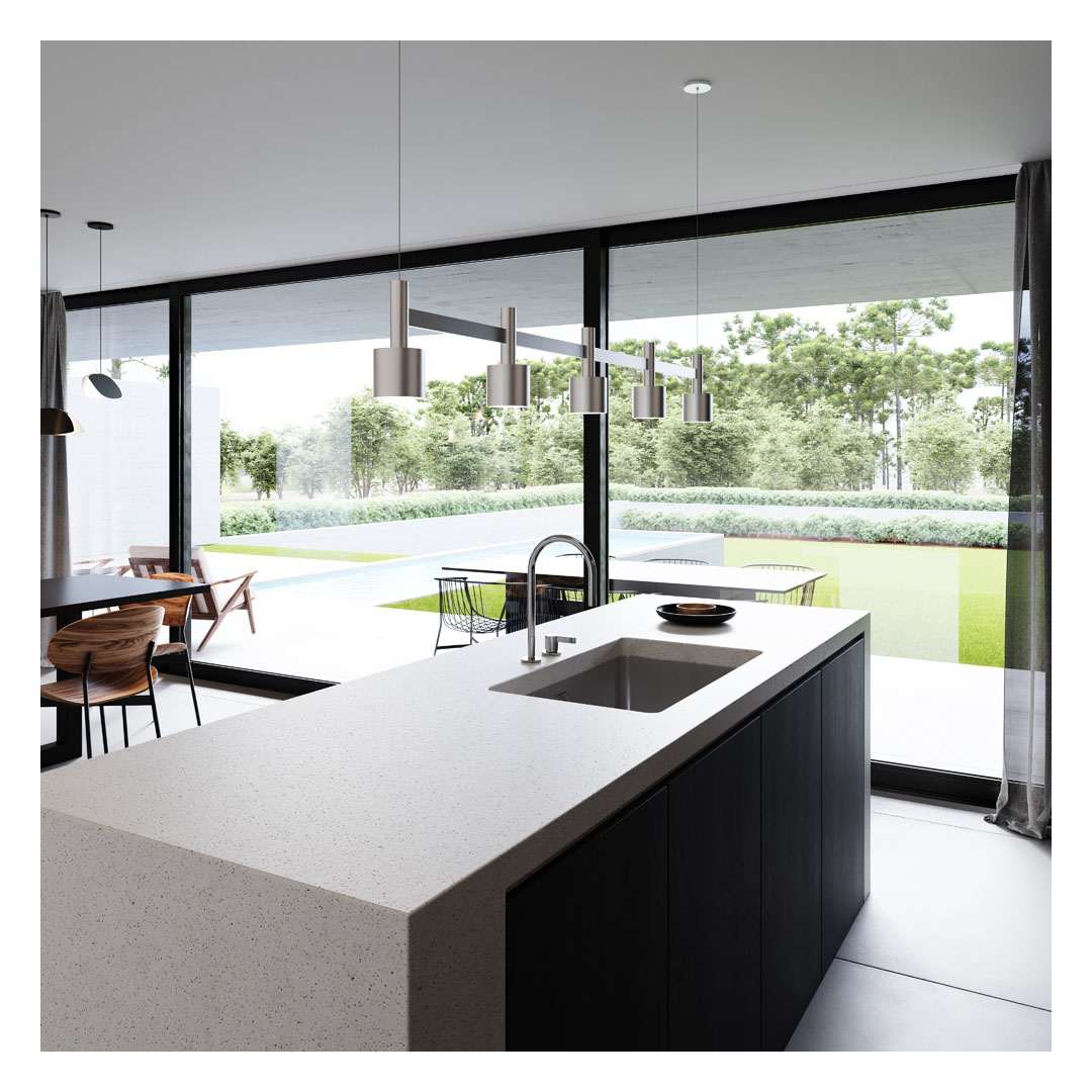 Systema Staccato 5 Light 57" Wide LED Indoor Linear Pendant