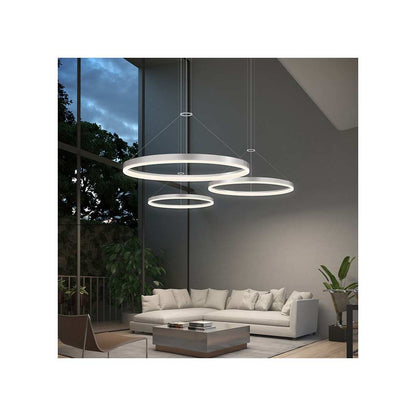 Corona 48" LED Pendant with Frosted Shade