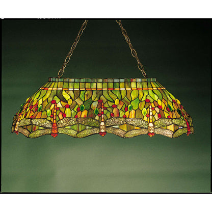 Stained Glass / Tiffany Island / Billiard Fixture from the Billiards Collection