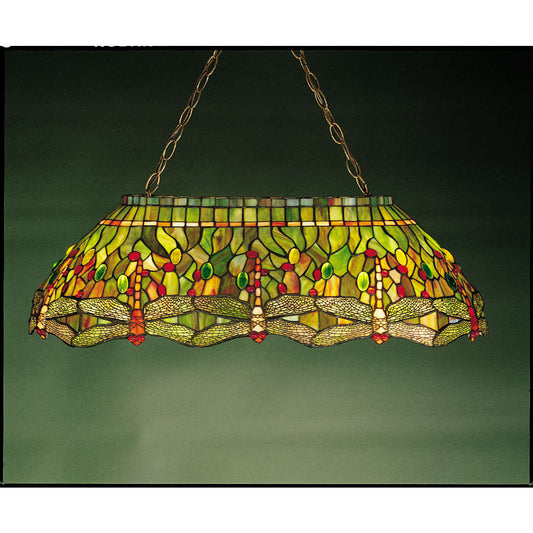 Stained Glass / Tiffany Island / Billiard Fixture from the Billiards Collection