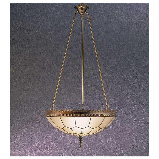 3 Light 19" Wide Pendant with Handmade Shade