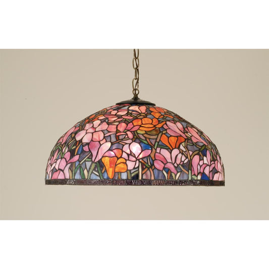 3 Light 22" Wide Pendant with Handmade Shade