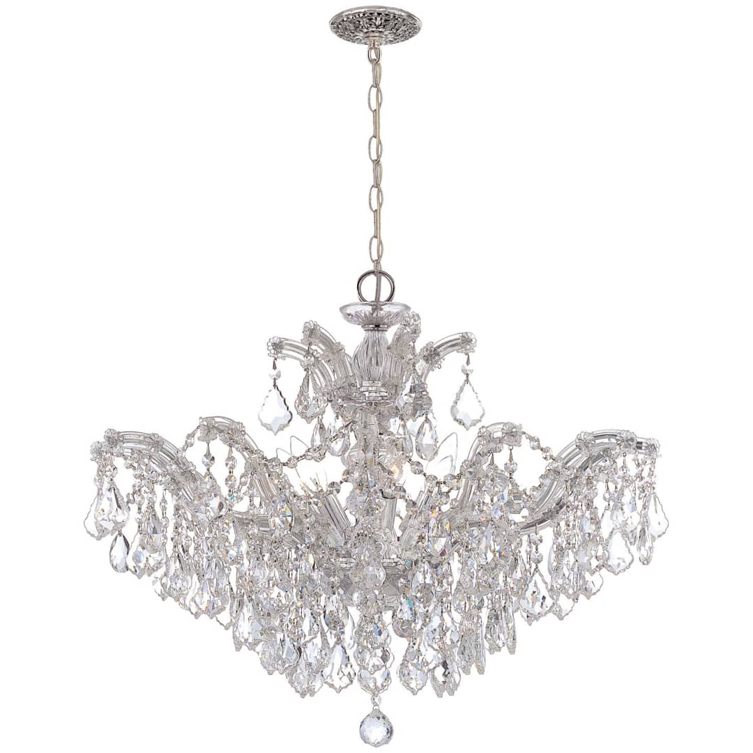 Maria Theresa 6 Light 27" Wide Crystal Chandelier with Swarovski Spectra Crystal Accents