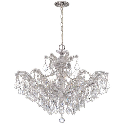 Maria Theresa 6 Light 27" Wide Crystal Chandelier with Swarovski Spectra Crystal Accents