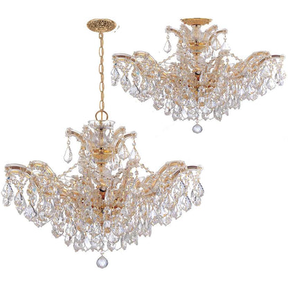 Maria Theresa 6 Light 27" Wide Crystal Chandelier with Swarovski Spectra Crystal Accents