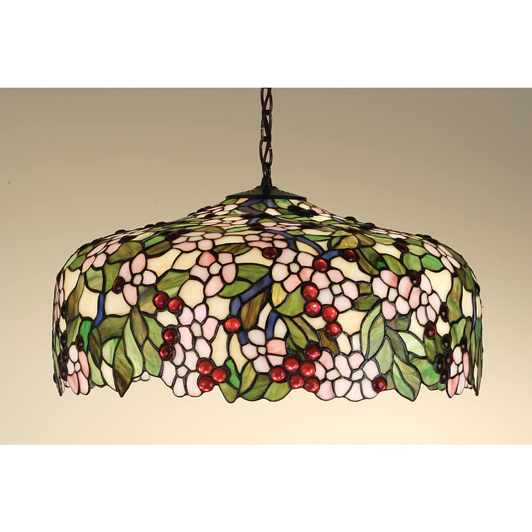 3 Light 20" Wide Pendant with Handmade Shade