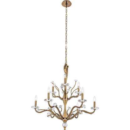 Venus 6 Light 26" Wide Crystal Candle Style Chandelier