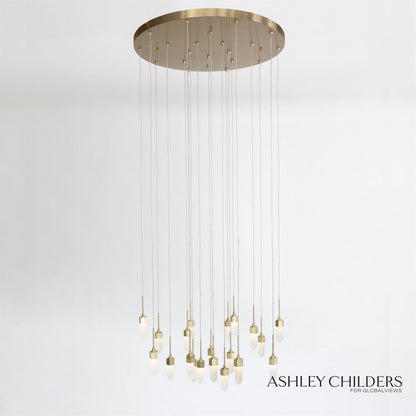 Global Views Leo Chandelier 20 Drop Round by Ashley Childers