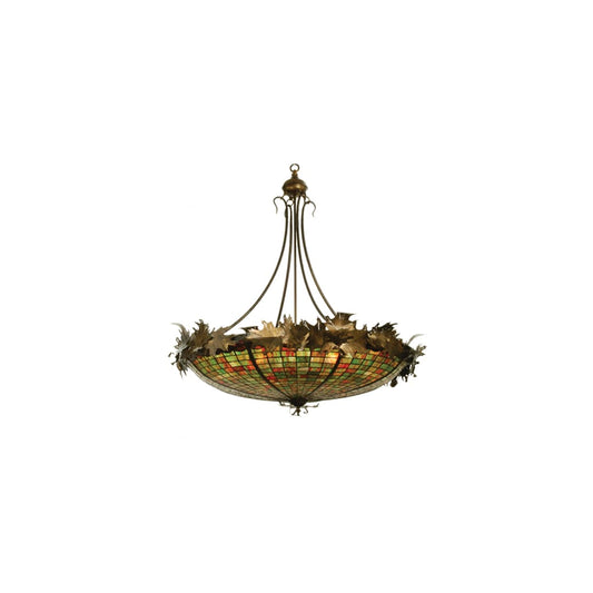 6 Light 46" Wide Pendant with Handmade Shade