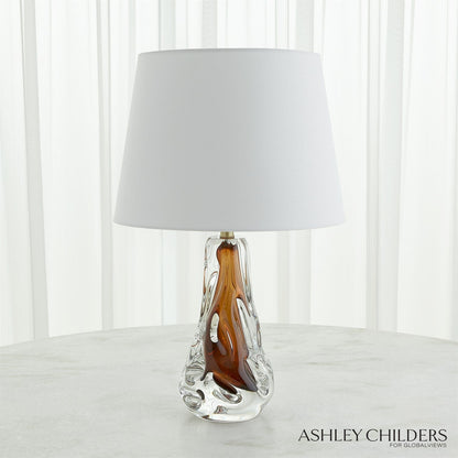 Global Views Lila Lamp-Amber by Ashley Childers