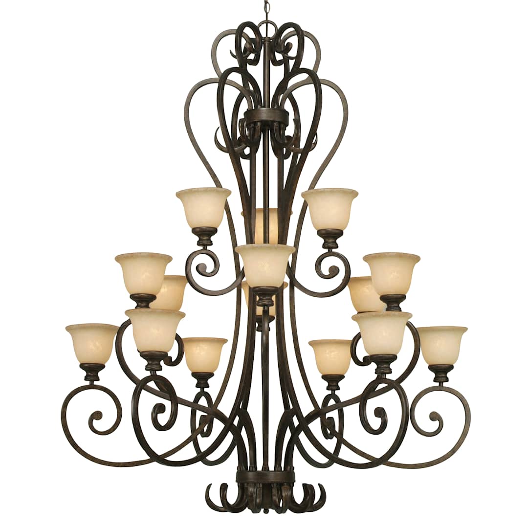 Heartwood 15 Light Chandelier