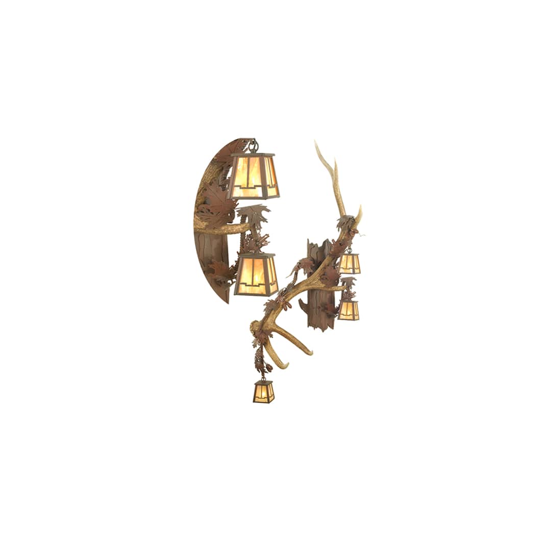 Three Light Up / Down Lighting Left Facing Wall Sconce from the Elk collection