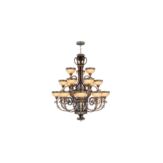 Seville 18 Light 3 Tier Chandelier
