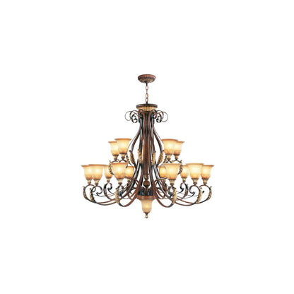 Villa Verona 15 Light 2 Tier Chandelier