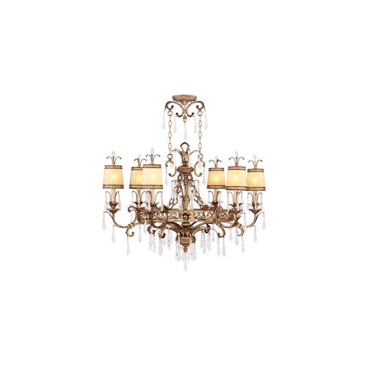 La Bella 6 Light 1 Tier Chandelier with Crystal Accents