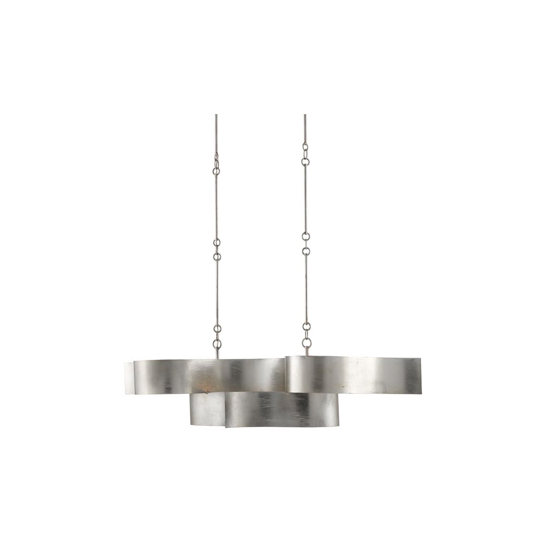 Grand Lotus 6 Light 51" Wide Wrought Iron Chandelier