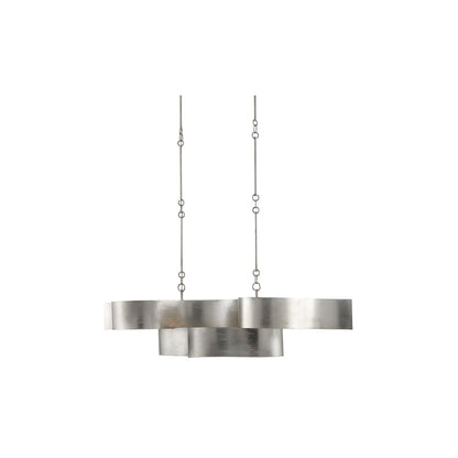 Grand Lotus 6 Light 51" Wide Wrought Iron Chandelier