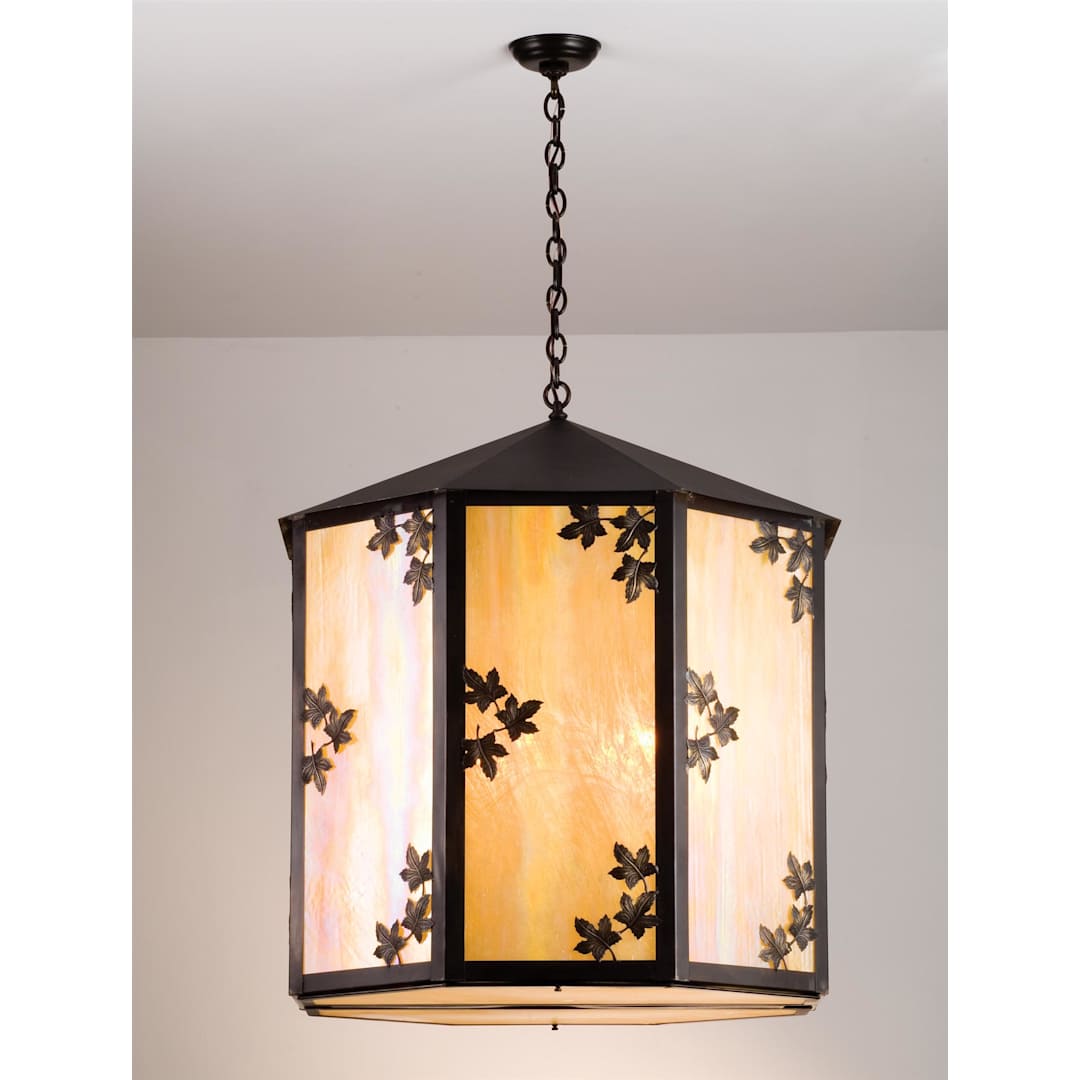 4 Light 31-1/2" Wide Pendant with Handmade Shade