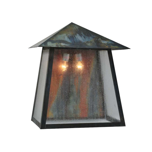 Two Light Down Lighting Outdoor Wall Washer from the Stillwater Collection