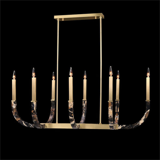 John Richard Hampton Court Eight-Light Horizontal Chandelier