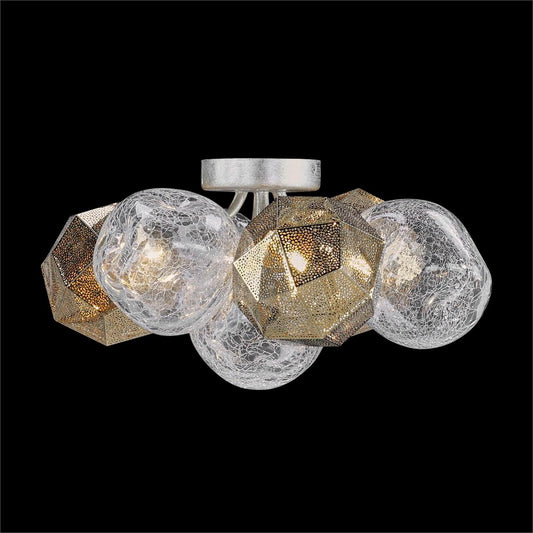 John Richard Vivaldi Three-Light Semi-Fush Mount