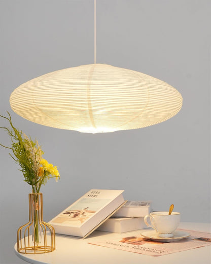 Japanese Mulberry Paper Pendant Light