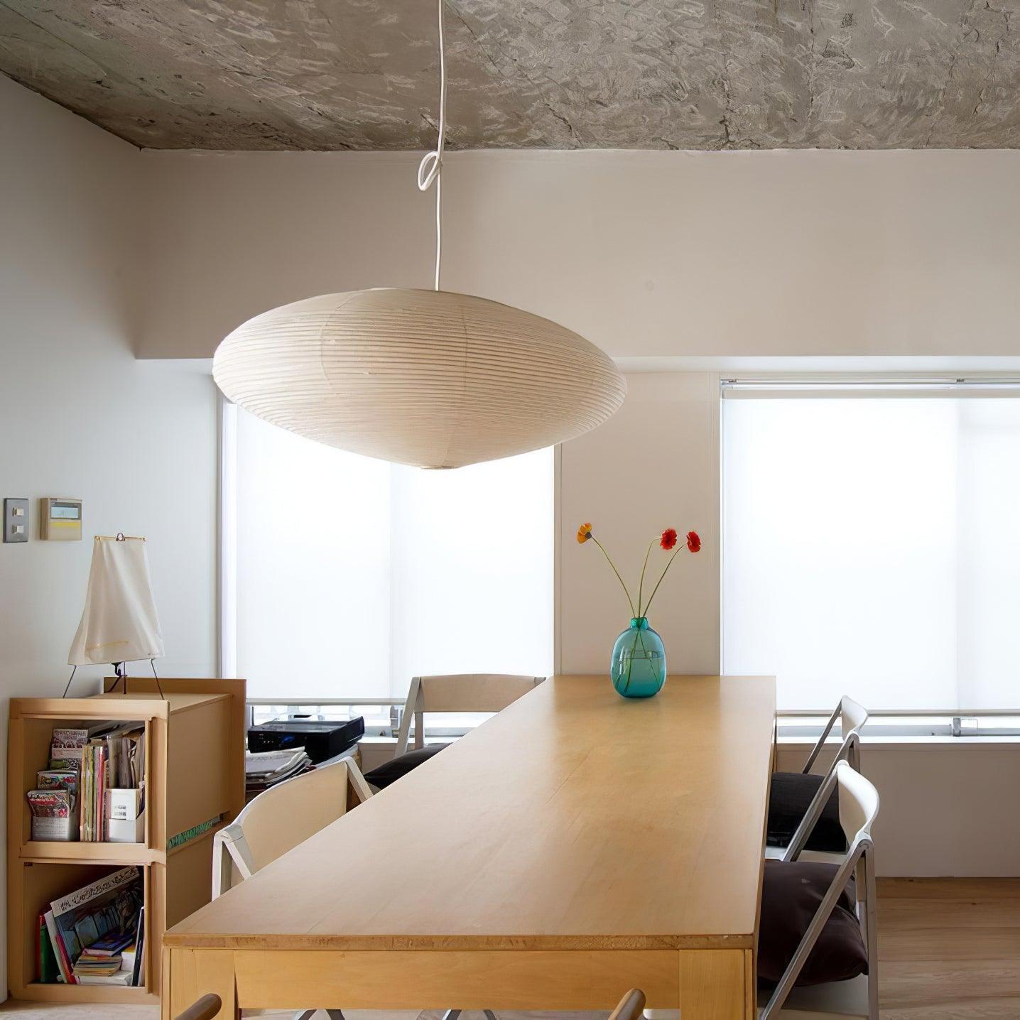 Japanese Mulberry Paper Pendant Light