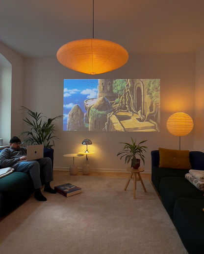 Japanese Mulberry Paper Pendant Light