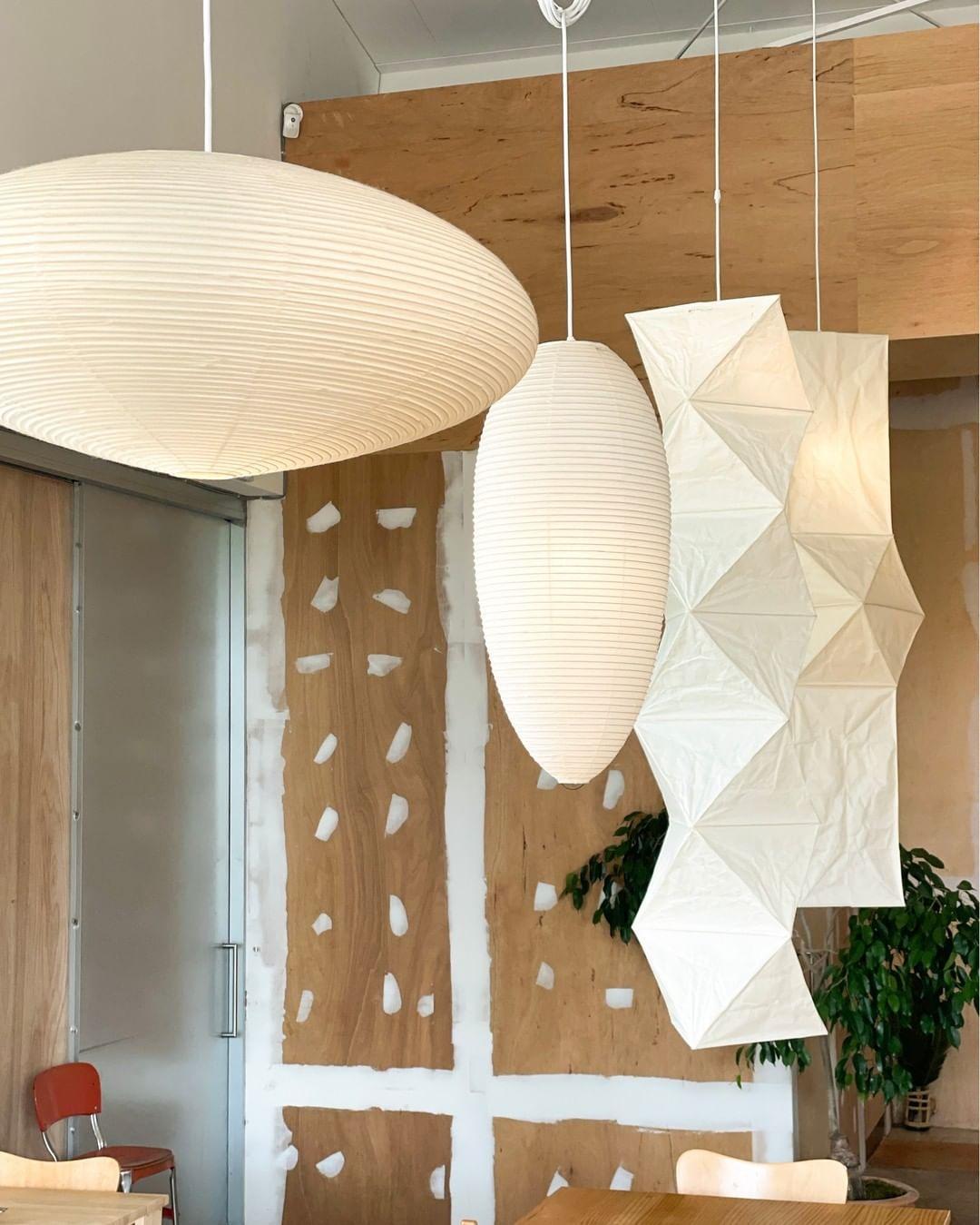 Japanese Mulberry Paper Pendant Light