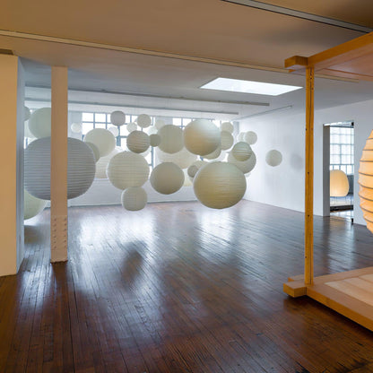 Japanese Globe Mulberry Paper Pendant Light