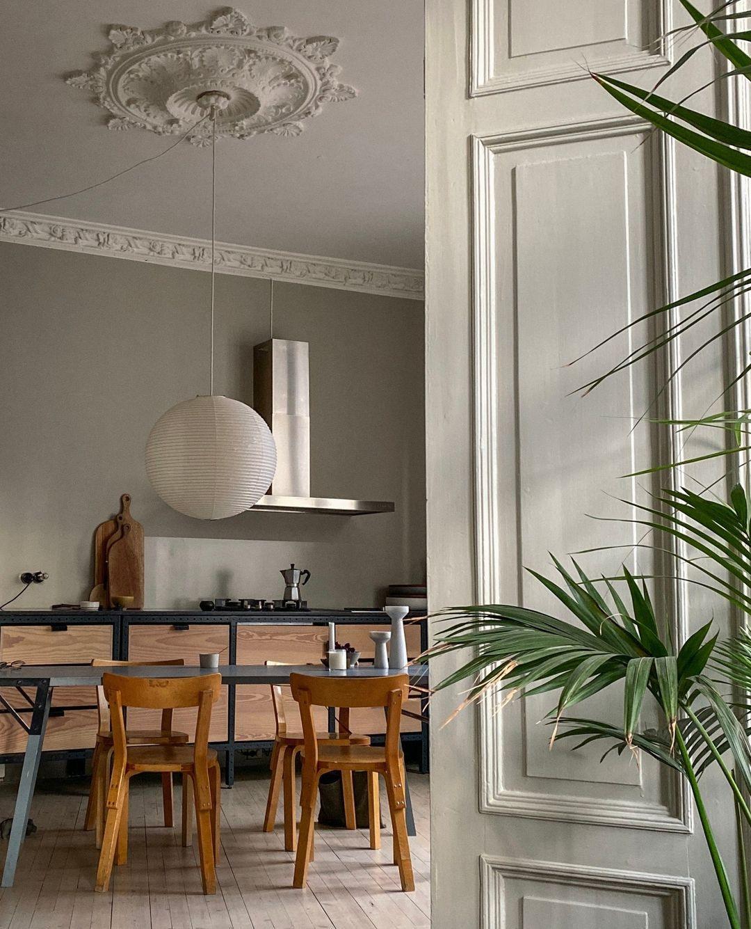 Japanese Globe Mulberry Paper Pendant Light