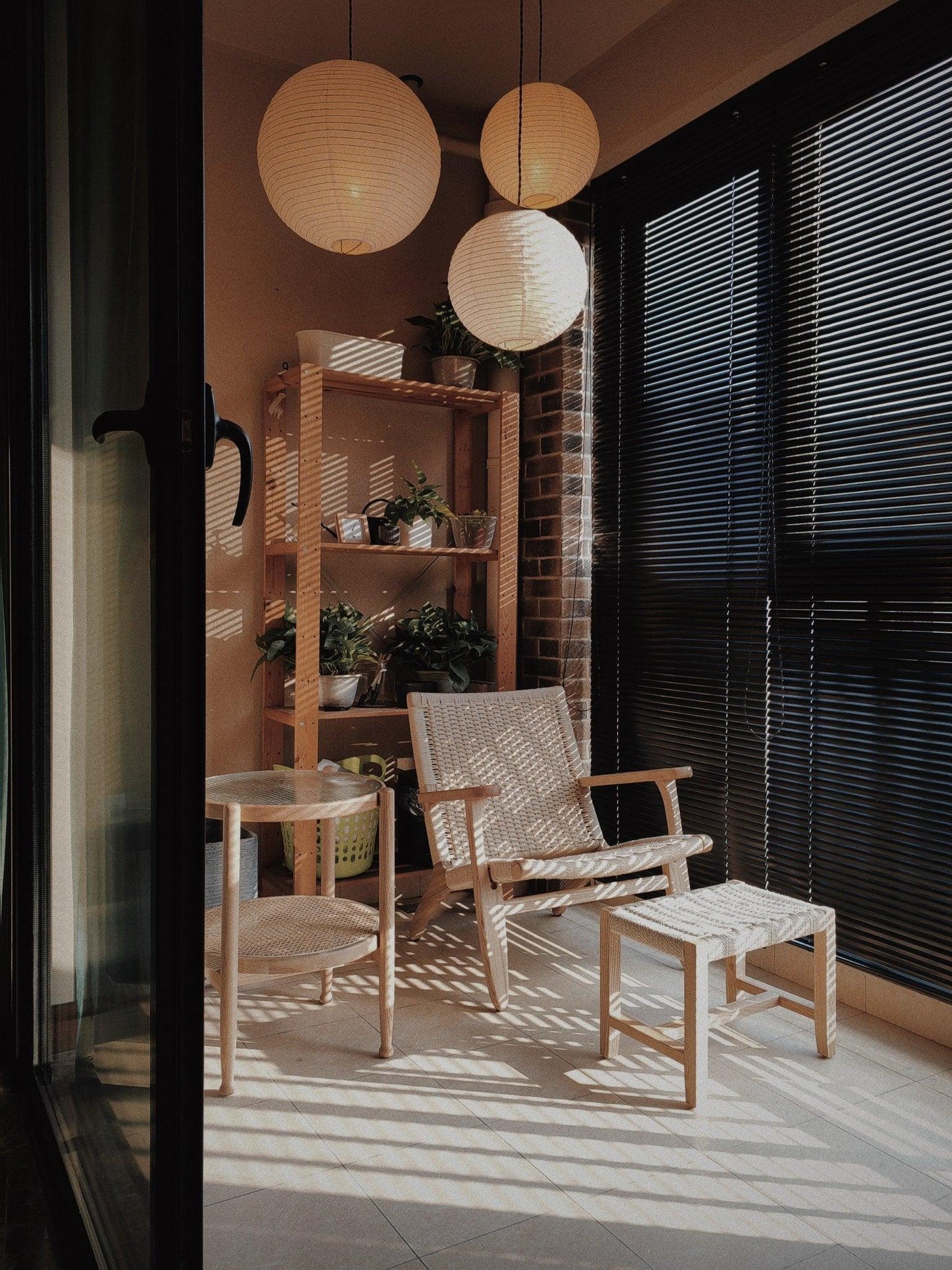 Japanese Globe Mulberry Paper Pendant Light